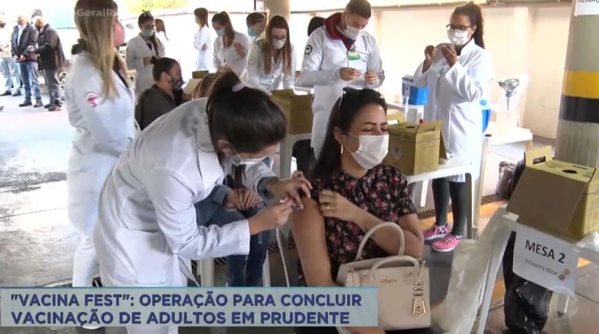 Vacina Fest  em Prudente tem como objetivo  concluir a imunização de adultos
