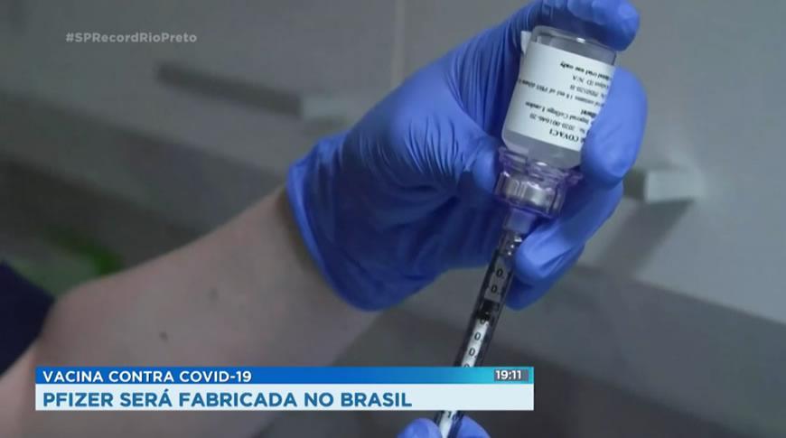 Vacina contra Covid-19 Pfizer será fabricada no Brasil