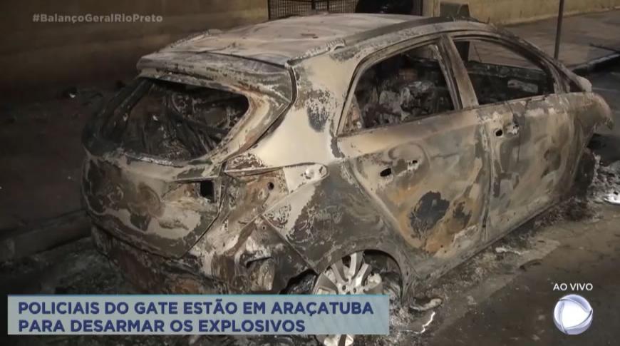 Policiais do GATE  estão em Araçatuba para desarmar explosivos