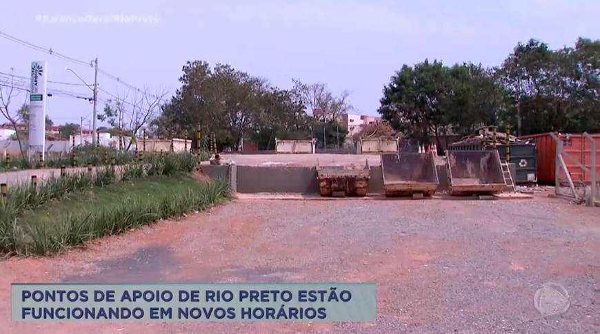 Pontos de apoio de Rio Preto estão funcionando em novos horários