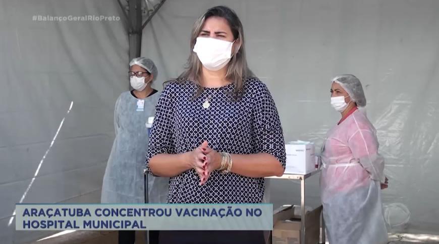 Araçatuba concentrou vacinação no Hospital Municipal