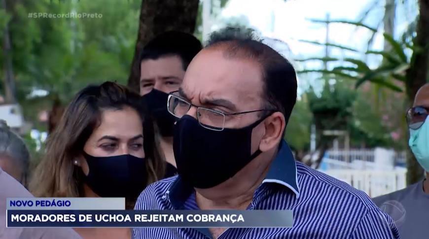 Moradores de Uchoa rejeitam cobrança de novo pedágio que pode ser instalado próximo a Cedral.