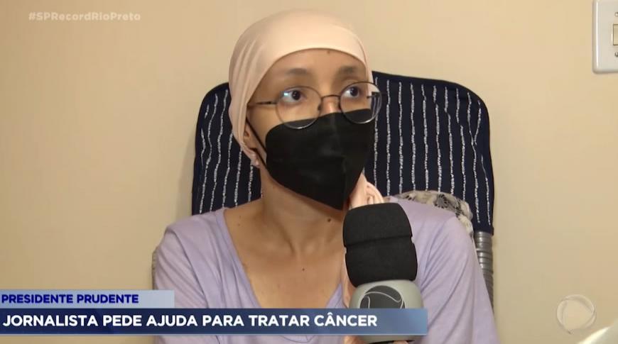 Jornalista de Prudente pede ajuda para tratar câncer