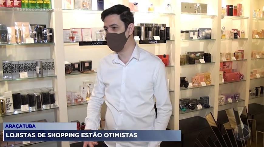 Lojistas de shoppings de Araçatuba estão otimistas com crescimento nas vendas