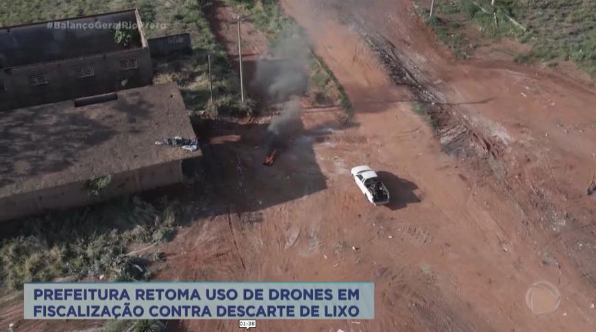 Prefeitura retoma uso de drones em fiscalização de pontos de apoio