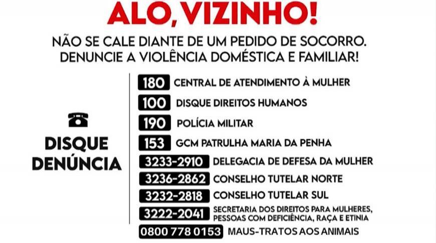 Lei em vigor em Rio Preto pode ajudar na identificação de casos de violência