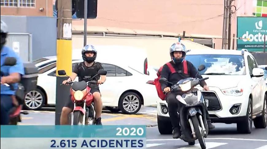 Aumentam o número de acidentes sobre duas rodas em Rio Preto
