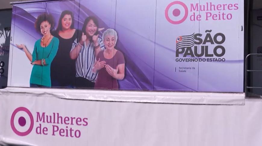 Carreta da mamografia está em Catanduva e incentiva prevenção ao câncer de mama