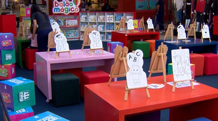 Shopping de Rio Preto oferece oficina  gratuita  de pintura  para crianças