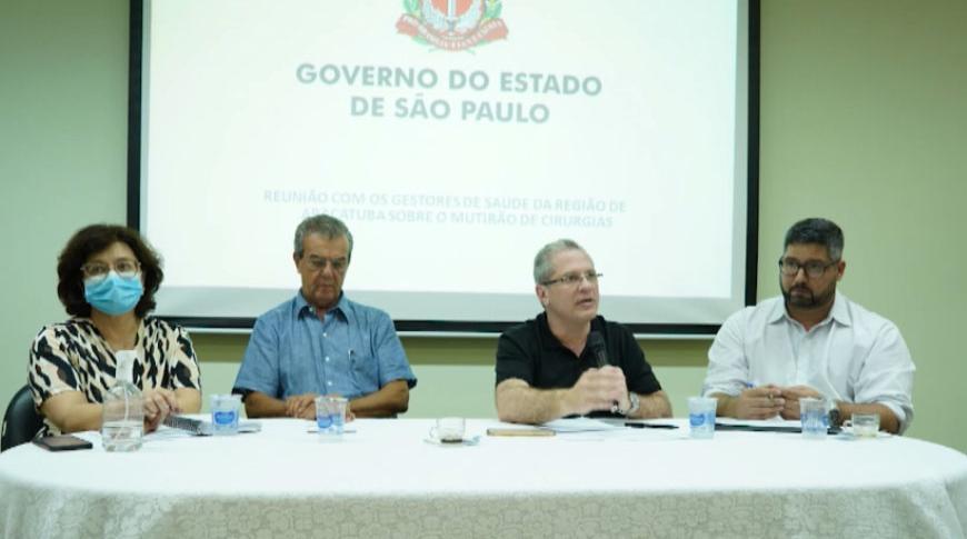 Reunião discute realização de cirurgias eletivas na região de Araçatuba