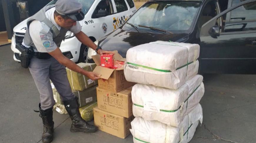 Ocorrências de tráfico de drogas na região de Prudente