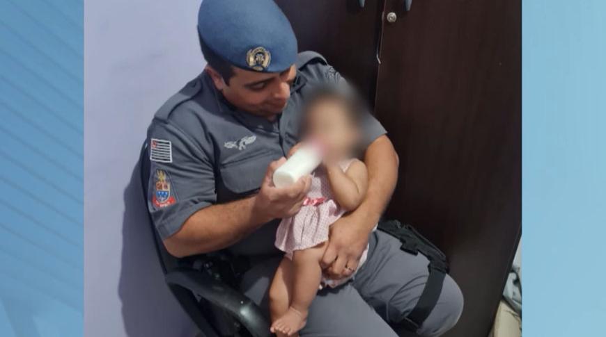 Bebê resgatada em Rio Preto é entregue à avó materna