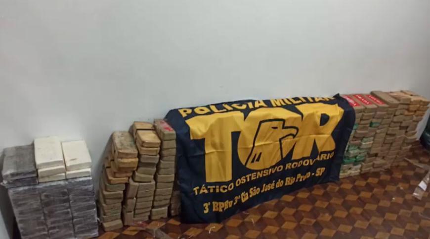 Trio é preso com quase 700 quilos de drogas em Votuporanga