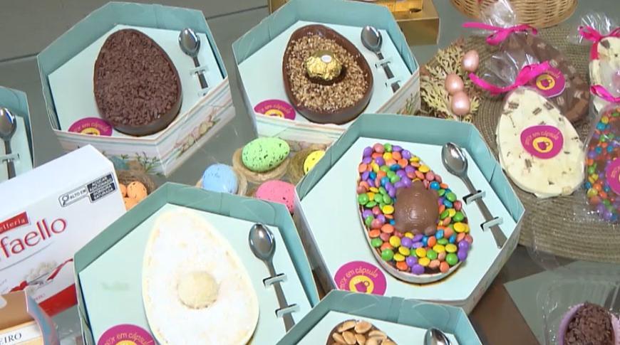 Empreendedoras esperam aumento em vendas de ovos de chocolate